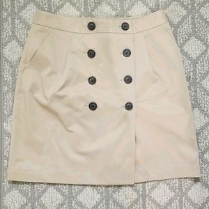 Club Monaco tan colour skirt, size 6